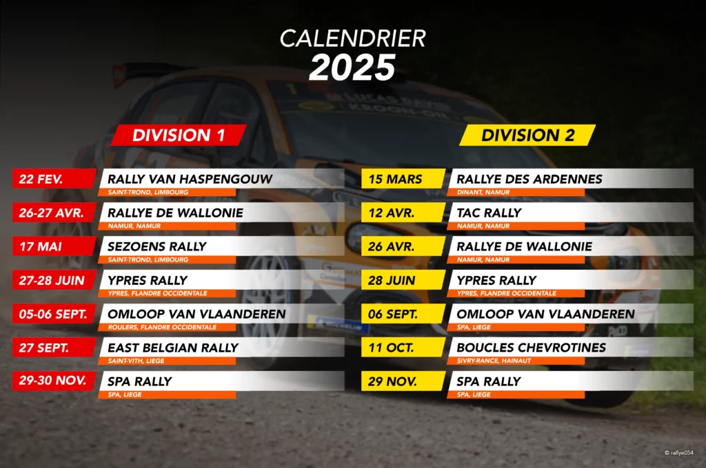 BRC 2025 Calendrier