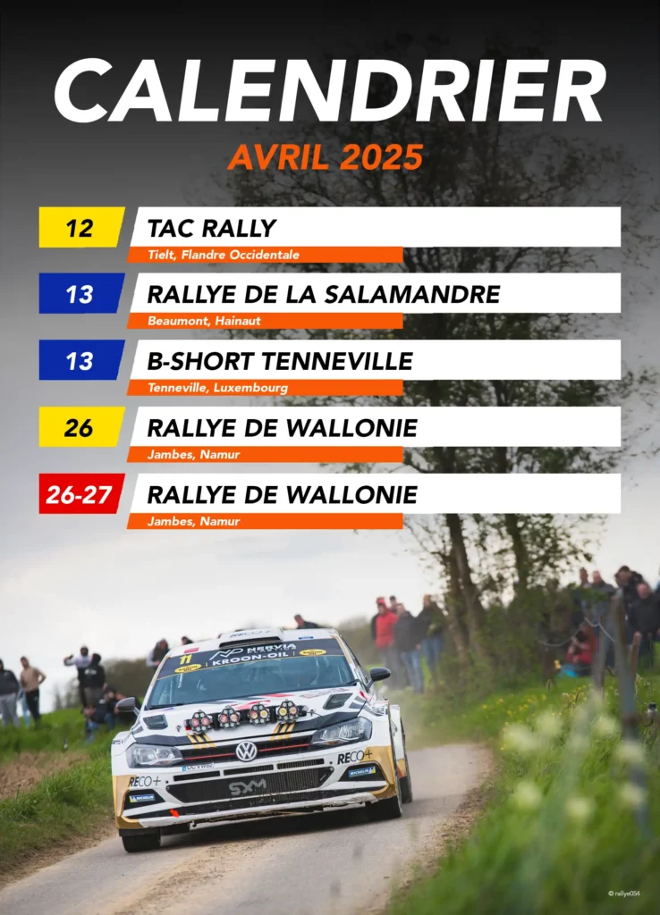 Calendrier - Saison 2025