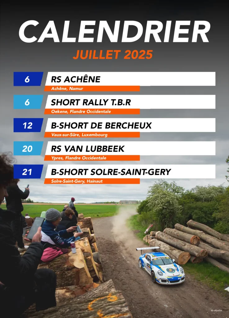 Calendrier - Saison 2025