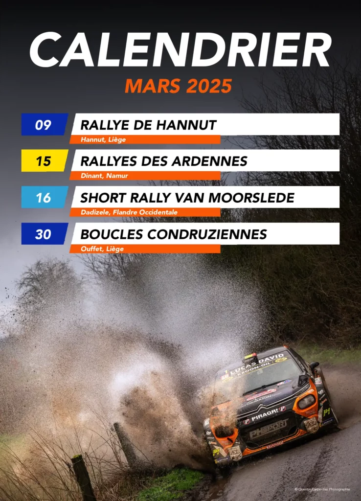 Calendrier - Saison 2025